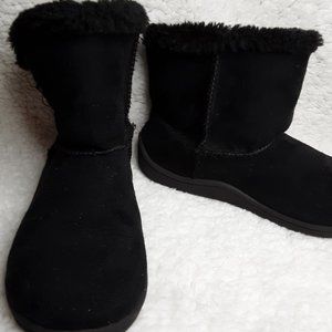 Faded Glory Boots with Heart Buckles, Size 10